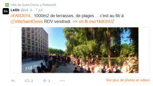 La présence digitale de la ville est d'abord informative : elle relaie les initiatives locales.