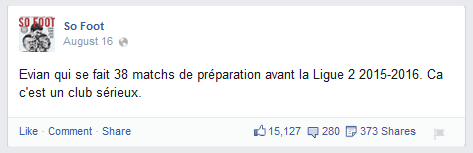 Les phrases courtes et humoristiques sont souvent celles qui génèrent le plus d'engagement sur Facebook